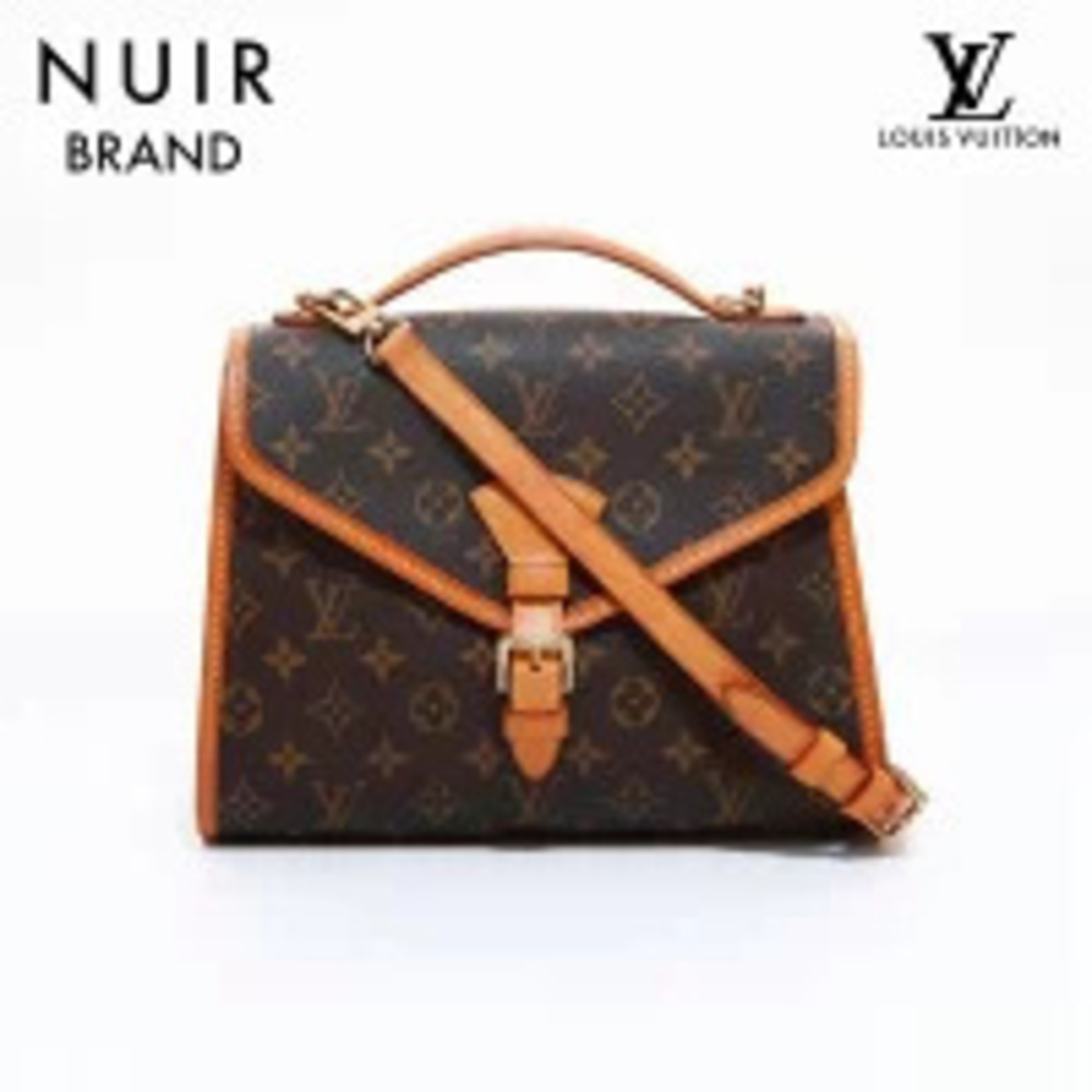 Louis Vuitton Monogram Bel Air Shoulder Bag Brown